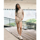 La Nikar Yoga Suit Women's Summer Fin Thin Breathable Loose Front Front Mid-ferme T-shirt à manches à manches