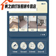 Noise reduction, sound insulation pad of wooden floor, household, cut, entrance door, corridor, entrance kitchen balcony, non-slip, gray (pin stripes) 12187