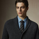 Scofield [LOOL] Men a los 24 años de otoño nuevo solapa cómoda y simple elegante Cardigan Dark Grey XL (180)
