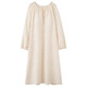 Yilaiting Nachthemd mit Brustpolster für Frauen im Herbst und Winter lange Ärmel Wolkenwolkenwarenary Style Long Kleid Pyjamas Frauen Heimkleidung Sommer ZH-AM13063 M