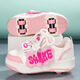 G. DUCKKIDS Children's Four-wheeled Raid Shoes Boys Girls Adult Shoes Flying Shoes Wheeled Shoes Female Student Roller Skates 9921 Pink 31