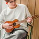 
Andrew Ukulele Beginner's Little Guitar 26-inch [Vector] Retro Color