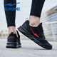 Hongxing Erke sports shoes men's shoes 2025 summer breathable mesh running shoes soft sole shock absorbing black travel casual shoes men's black/King gold 3291 (mesh model) 40