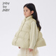 
jnby by JNBY Jiangnan Buddies Children's Clothing Autumn and Winter Girls' Thin Down Vest A-shaped Hem Down Jacket Children 1N9C13601 123 Milky White (Batch 1) 120 cm