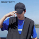 MAINLYKITTY男士棒球帽2025款四季韩版鸭舌帽子休闲太阳帽节日送男友礼物 浅卡其-礼盒装