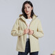 Holzspecker (Tucano) Plus Samtintegrierte Jacke für Frauen, einschichtige Außen- und Winterbergsteigerjacke Jacke warme weiche Schale Windbrecher 9930S-2 Desert Yellow-Woman [Camouflage] xl