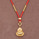 Nan Youli Free of Tie Adjustable Jade Pendant Lanyard Buddha Brand Pendant Rope Jade Pendant Necklace Rope Beeswax Gold Halter Neck Pendant Rope No Tie Buckle Lanyard (Pendant Not Included) - Black