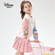 迪士尼（DISNEY）儿童女童卫衣圆领长袖宽松中大童运动上衣25春DB311AA04米白130