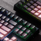 
Belly spirit mk870pro blackberry side engraved wired Bluetooth wireless mechanical keyboard customized computer game office mute [single mode] pro pearl white + faint fragrance side engraved tea scroll [Tianjin Oil]