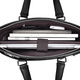 MOEPEQDAISHU Briefcase Men's Handbag Business Shoulder Messenger Bag Large Capacity Casual Commuting New Trendy Backpack Computer Bag Elegant Black 14 inches