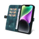Pisces Apple 15 Promax Mobiltelefon Hülle einfache Magnetklappenkarte Brieftasche iPhone14plus Retro Business Atmosphäre Schutzhülle Black iPhone 15 Pro Max