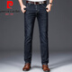 Pier Cardin light luxury high-end jeans for men's spring and summer thin straight loose pants for men's high-end business middle-aged casual long trousers 3889 models Zhonglan size 29