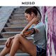 MIJILO sports phone arm bag for men and women, running arm bag, Apple universal fitness wrist phone bag, black