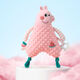 Qingye's new comfort towel baby doll baby sleep plush toy hand doll gift panda bubble comfort towel
