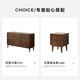 
Original solid wood bed Modern simple double bed 1.8 meters Nordic master bedroom large bed Oak solid wood bed L701V [high body black walnut color] 1.5*2.0 meters - single bed luminous bed