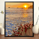 Ouoety Digital Oil Painting Blumen Landschaft Cartoon handgemalbte Füllstoff handgefertigtes Acrylölmalerei Dekoratives Malmal