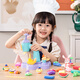 Deli -farbige Toneismaschine Ton -Set Plastikine Schimmel farbige Tonmaschine Junge und Mädchen Spielzeug Urlaub Geburtstag Geschenk