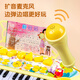 Chisen Multifunktionales elektronisches Klavierkinder können Musikspielzeug für Babys für Babies anfängeln, die Early Education Music Toys [Pink-mit Mikrofon] Multifunktional Electronic Piano 33321 3 Abschnitte Nr. 5 + Piano Score + Piano Score Stand + Pod