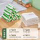 Beautiful polyester bamboo fiber dishwashing cloth, not easy to stain with oil, kitchen cleaning rag, household, not easy to shed, absorb water, lazy cleaning towel, 5 pack, large size 25*25cm, striped orange