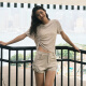 La Nikar Yoga Suit Women's Summer Fin Thin Breathable Loose Front Front Mid-ferme T-shirt à manches à manches