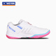 VICTOR Victory Badminton Shoes Victory A396-AQ Professional Sports Shoes New White/Light Rose Red Unisex Style A396 White/Light Rose Pink 37