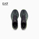 EMPORIO ARMANI/阿玛尼官方旗舰EA7/新款男女情侣款跑步运动休闲鞋2025夏季 R983-黑色/草绿色 44