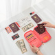 CLCEY passport clip air ticket storage bag protective cover travel abroad portable multi-functional travel equipment [short model-small] gray