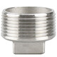 Bingyu 304 enchufe de alambre exterior de acero inoxidable de cuatro esquina de cuatro esquina de cuatro cables de alambre exterior enchufe enchufe de agua enchufe de calefacción de agua Cabeza de agua Sello de tubería DN32-1'1/4 BH-693