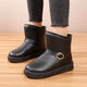 
Warm snow boots for women military fans supplies waterproof short boots plus velvet thickened mother cotton boots military training supplies anti-slip winter thick sole middle-aged and elderly cotton shoes black 806 41 standard code
