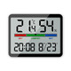 
Yusenyi ink screen clock large screen ink screen clock household electronic wall large screen intelligent temperature and humidity student bedside black 9905