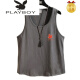 Playboy (PLAYBOY) high-end summer new sleeveless T-shirt for men summer trendy vest top versatile sports fitness basketball vest men 169-Hu Green-H728 M 70-90Jin [Jin equals 0.5 kg]