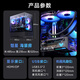 Klettern AMD Ryzen 9 9900x3d/9950x3d/5080/9070xt E-Sport Live Broadcast AI Design Bearbeiten Desktop Computer Host-Desktop-gesamte Maschinenkonfiguration Ein 9900x3d+32G+1TB