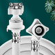Fuyuetong fully automatic washing machine water inlet hose universal extended water pipe faucet water hose connection adapter connector 0.8 meters upgraded screw mouth stronger + thickened explosion-proof