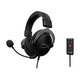 Extremely Unknown (HYPERX) Cloud II Hurricane 2 Black and Red Wired Virtual 7.1 Surround Sound Listening Positioning Headset Gaming Headset Adapted to Delta Action