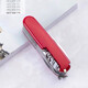 
Gift Swiss Army Knife 91MM16795 Outdoor Multifunctional Knife Folding Knife 60 9cm9cm Red