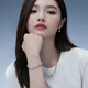 Lukfook Jewelry True Me Series Platinum 950 Seawater Pearl Platinum Bracelet as Gift GJT1TBB0006 Total Weight 11.48 Grams