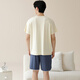 
Catman (MiiOW) men's pajamas men's short-sleeved shorts suit Modal summer thin style can be worn on the outside, fashionable ice silk cool home clothes M15601 XL Recommended weight 120-140 Jin [Jin equals 0.5 kg]