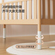 IGROW splicing bed widened crib solid wood adults can sleep on the lantern adjustable height beech bedside bed 2.0*0.8m
