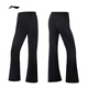 Li Ning Fitness Series Milk Fu Pants Micro-flare Waiting Pants Women's 25 Autumn and Winter New Fashionable Skin-Friendly Comfortable Sports Pants [Skin-friendly and breathable] Regular-Friendly-Black (718 models)-1 XL