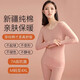 Jinlifen 2025 Vêtements d'automne et pantalon d'automne adapter un pull de coton pur féminin automne et chemise de base d'hiver Vêtements de fil et pantalon de filet