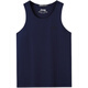 Jeep Spirit2024 Chaleco para hombres de alta gama Otoño cómodo nueva Base de algodón Camisa que absorbe el sudor de algodón Top blanco M (170)