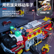 IDOL CAT track alloy car educational toy boy birthday gift 3-6 years old boy baby children Children's Day fire truck 12 alloy car + airplane + exquisite gift box Sam's same style can spray water 23456 years old