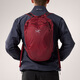 
Archaeopteryx (ARC'TERYX) brand logo zipper opening and closing PU schoolbag backpack backpack regular couple style Bordeaux red