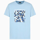 
ARMANI/Armani EA Men's Eagle Mark Slim Elastic Pure Cotton Short Sleeve T-shirt EM000574 AF12349 Dark Blue FB210 XL