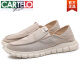 Cartelo viejos zapatos de tela de Beijing para hombres nuevos zapatos de lienzo transpirables zapatos de conductor de solo zapato suave para hombres.