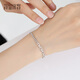 Misu platinum bracelet women's ins niche design hand jewelry PT950 platinum AB style high-quality personalized thick bracelet European and American style customized deposit