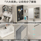 
Haisongda stainless steel bathroom cabinet combination ceramic integrated 110cm wash basin 120 large apartment bathroom wash basin cabinet milk color 12048cm cabinet arc basin