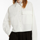 
Weekend Max Mara [Zhenxuan Huixiang] Spring and Summer Women's Patch Pocket Cotton Poplin Shirt 5111014106 White 36