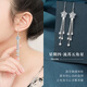 MANHE S925 Silver One Week Earrings Gift Box Women's Earrings Women's 2025 New Earrings Birthday Gift for Girl Friends