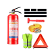 
PVHYPVHY portable dry powder fire extinguisher 4kg car shop for household use 12358 kg [Jin equals 0.5 kg] National standard fire box set 1KG dry powder fire extinguisher (national standard) for automobile use
